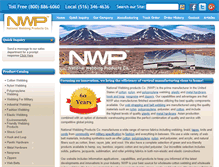 Tablet Screenshot of nationalwebbing.com